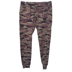 Zyia Active Purple Camo Joggers Size Large‎ Athleisure Casual